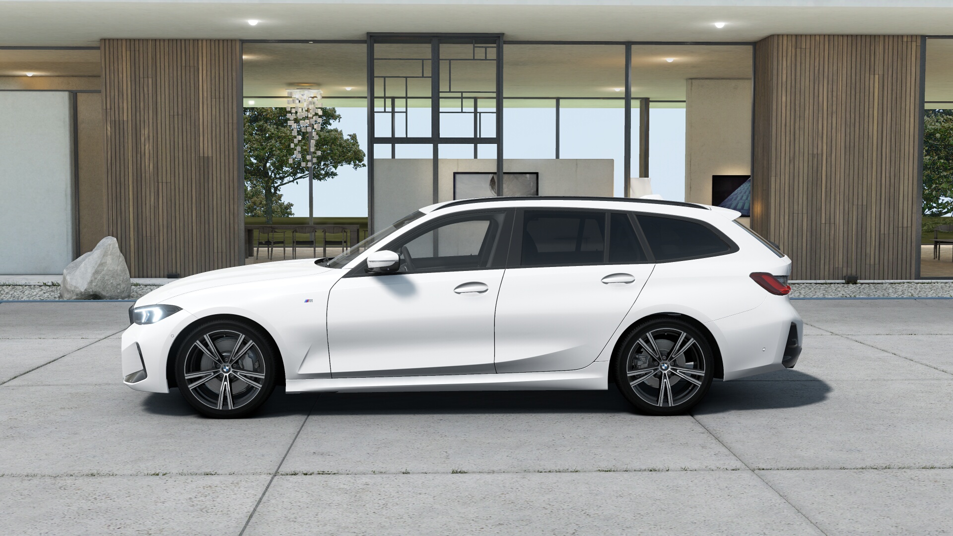 320d xDrive Touring M Sport Edition Shadow　ミネラル・ホワイトの画像1