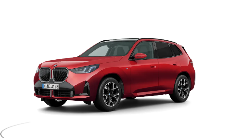 BMW X3 20d xDrive　ファイヤー・レッド　パノラマガラス・サンルーフ