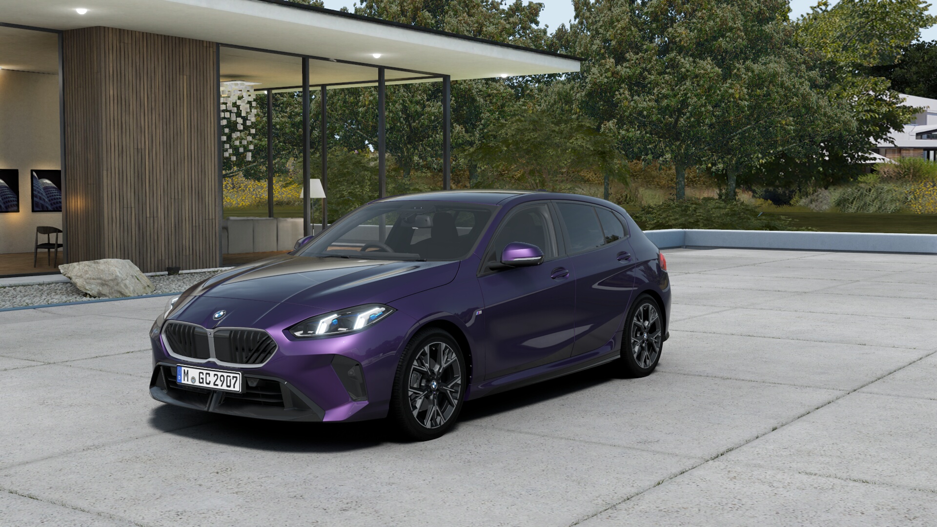 BMW 120d サンダーナイト パーフォレーテッドヴェガンザ モカ M Sportの車両画像