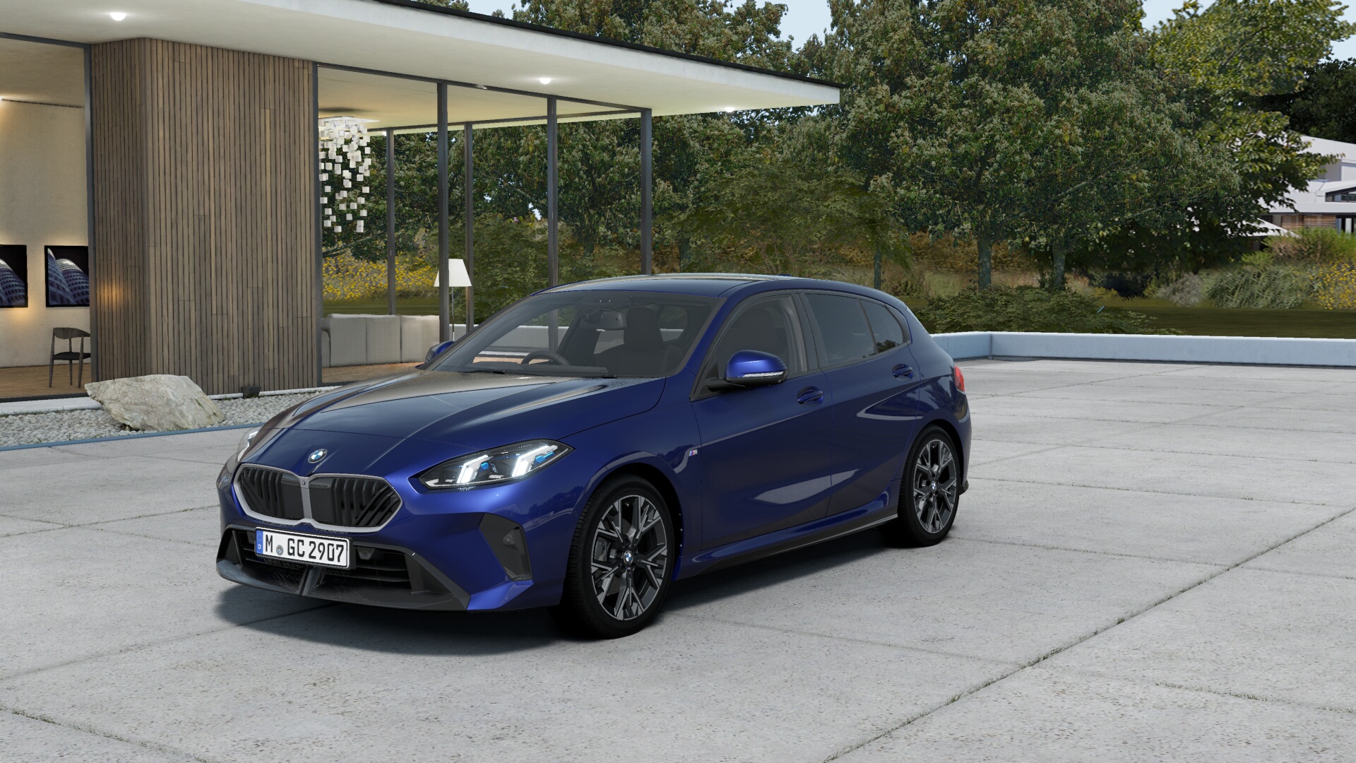 BMW 120d　M Sport　M ポルティマオ・ブルーの車両画像