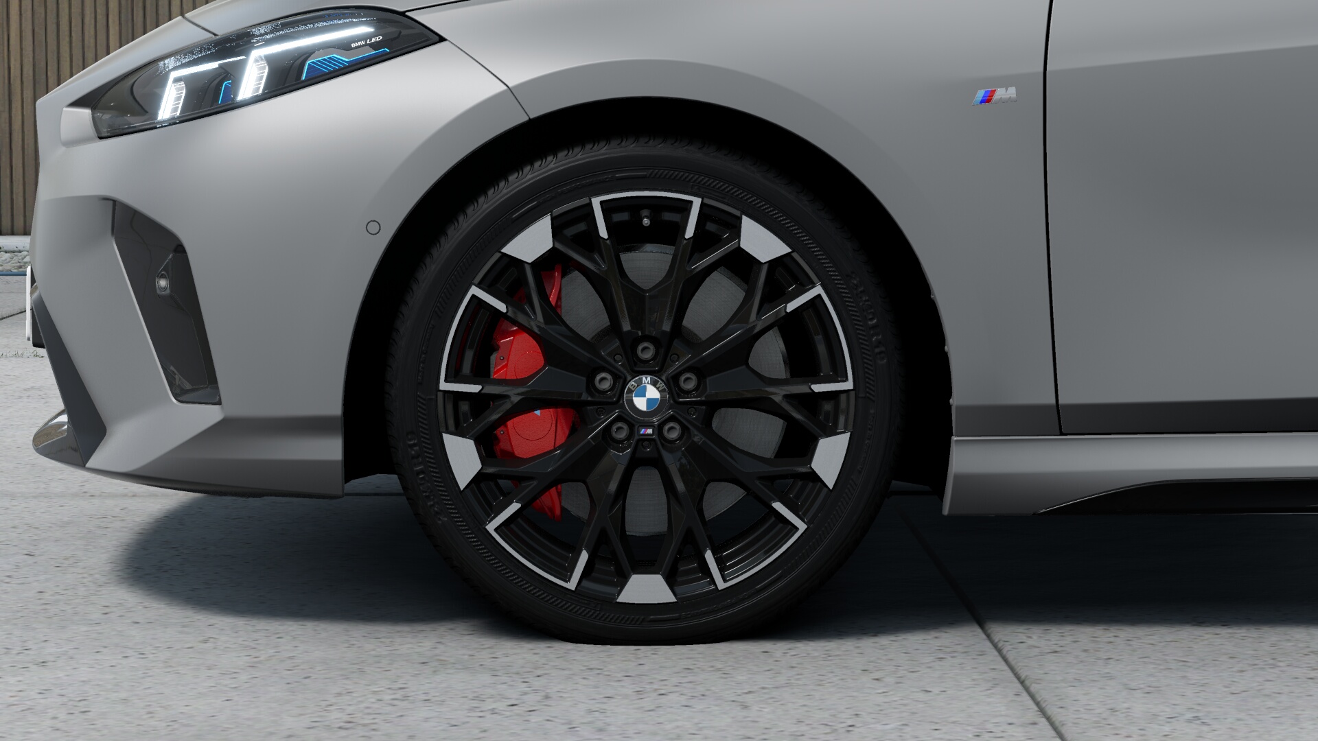 BMW M135 xDrive　BMW Individual フローズンピュア・グレー　HiFiスピーカーシステム harman/kardonの画像3
