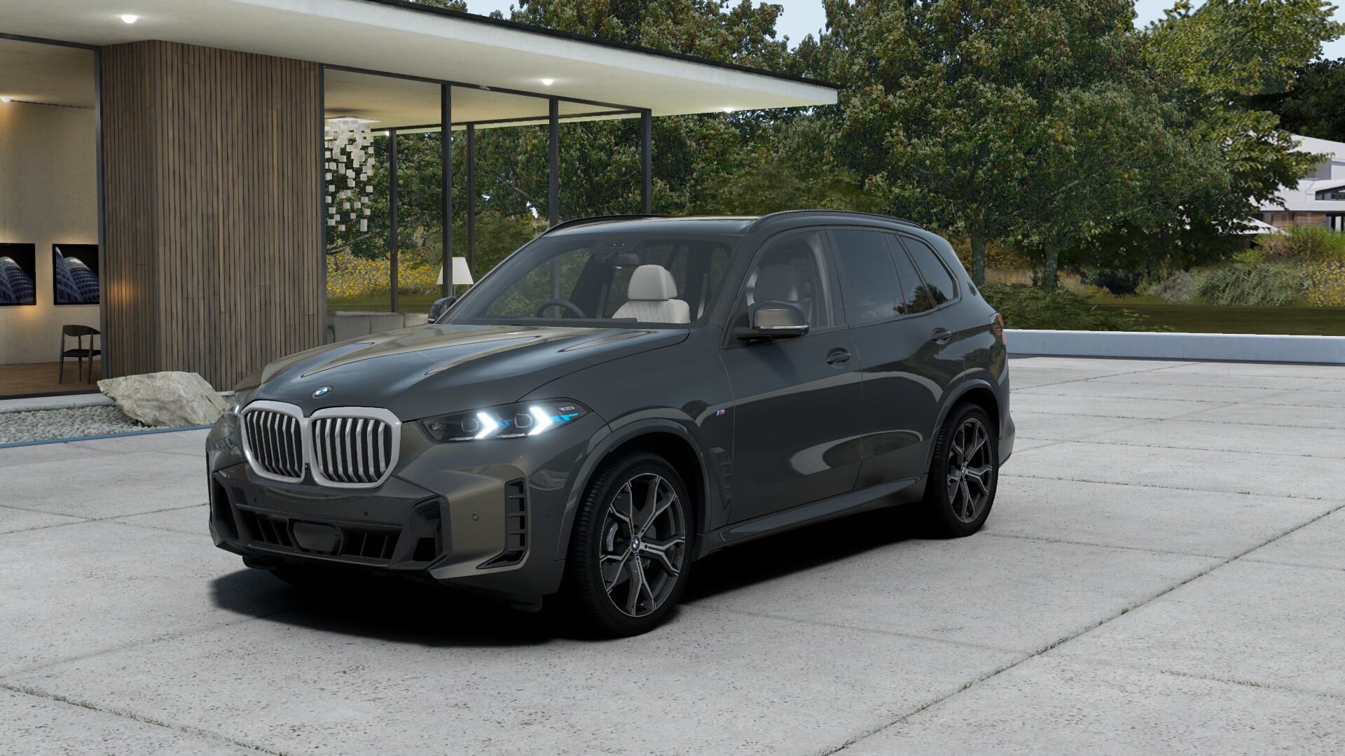BMW X5 xDrive40d　BMW Individual ドラバイト・グレー　BMW Individual フル・レザーメリノ アイボリーホワイト／アトラスグレー