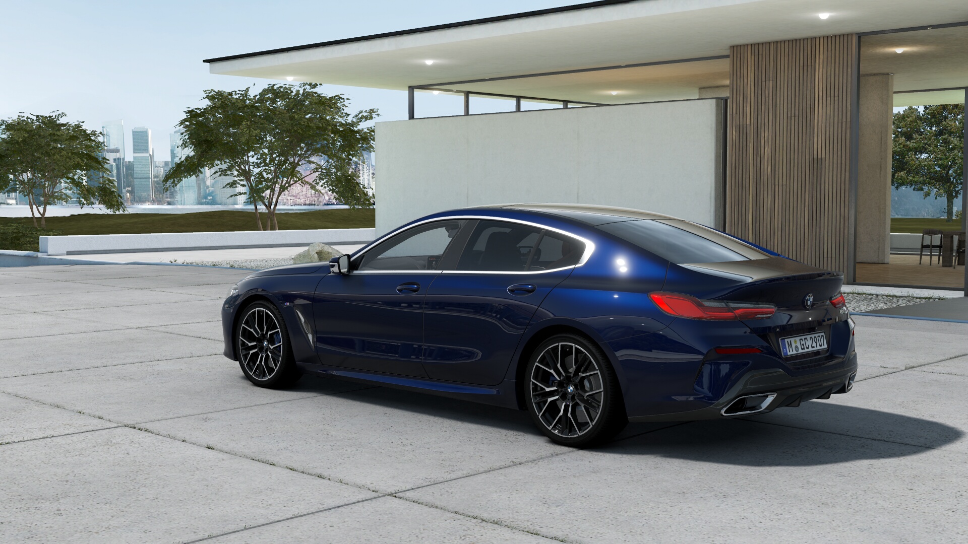BMW 840i グラン クーペ　BMW Individual タンザナイトブルー　BMW Individual エクステンドレザーメリノ タルトゥーフォの画像1
