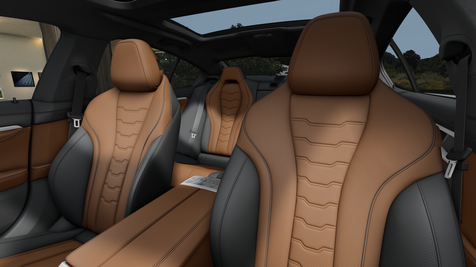 BMW 840i グラン クーペ　BMW Individual タンザナイトブルー　BMW Individual エクステンドレザーメリノ タルトゥーフォの画像4