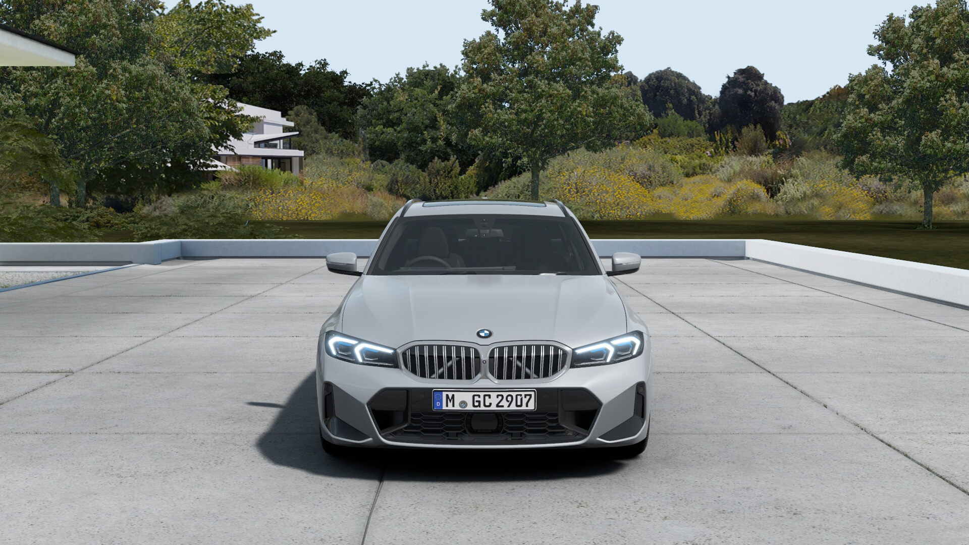 BMW 320d xDrive ツーリング　パノラマガラス・サンルーフ　HiFiスピーカー・システムの画像2