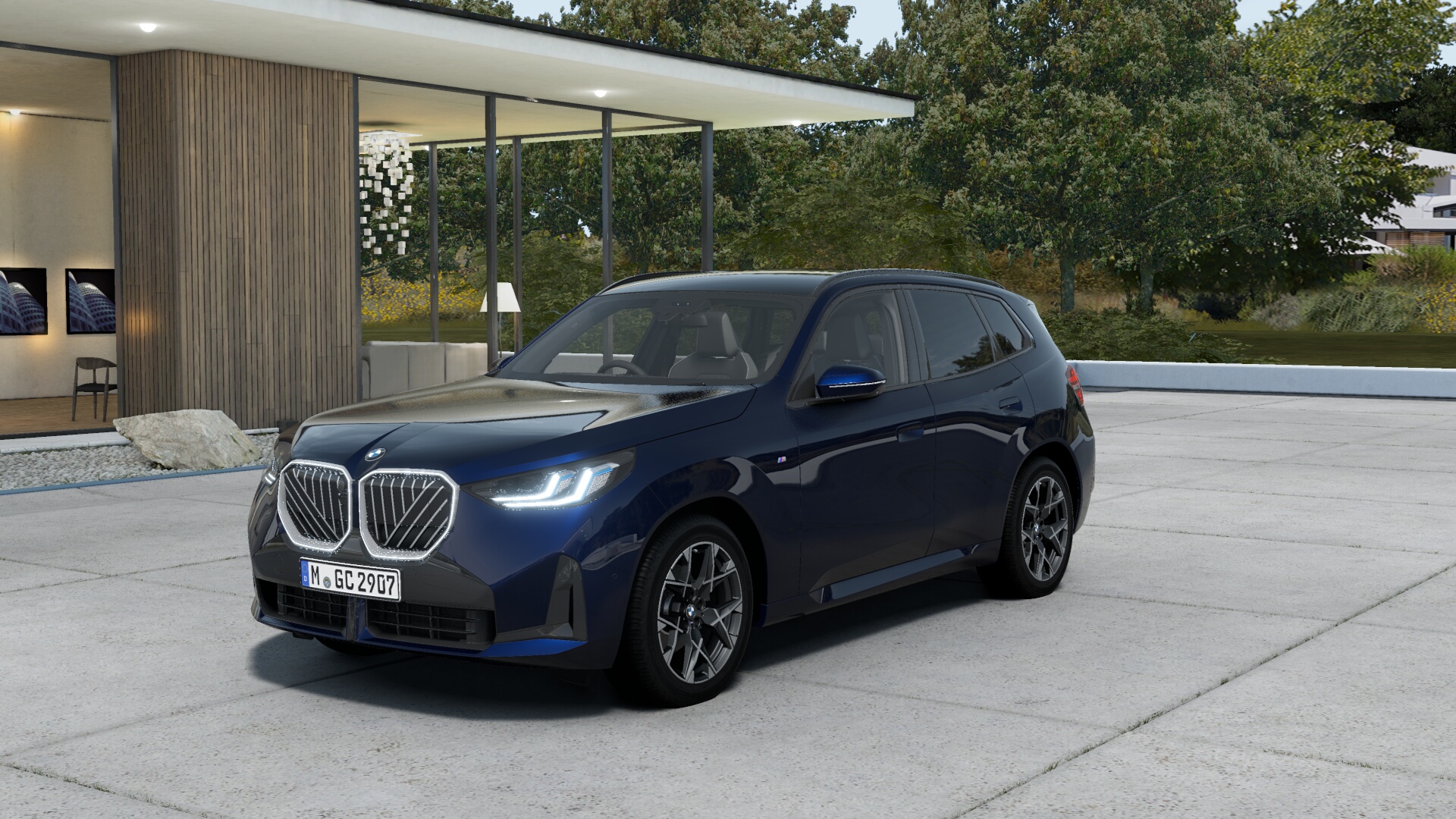 BMW X3 20d xDrive　BMW Individual タンザナイトブルー　BMW Individual レザーメリノ ブラック／アトラスグレー
