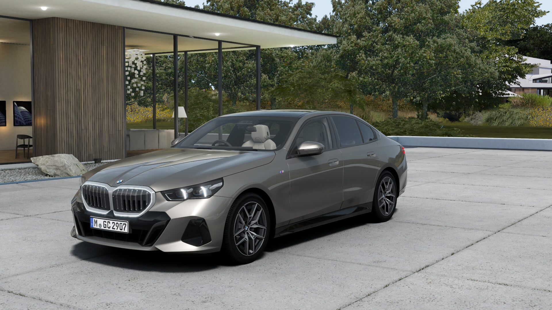 BMW 523i セダン　オキサイド・グレー　M Sport　パノラマガラス・サンルーフ