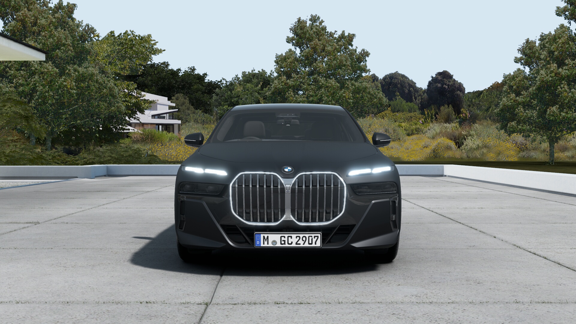 BMW 740d xDrive　BMW Individual フローズンディープ・グレー　BMW Individual フルレザー・メリノ ブラックの画像2
