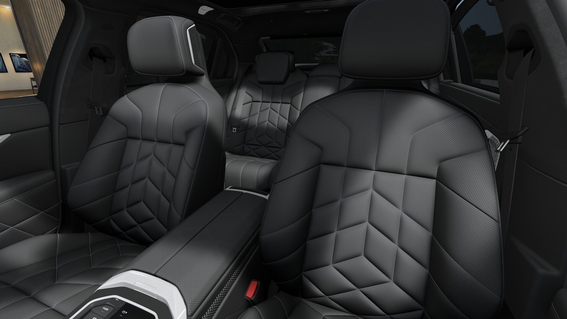 BMW 740d xDrive　BMW Individual フローズンディープ・グレー　BMW Individual フルレザー・メリノ ブラックの画像4