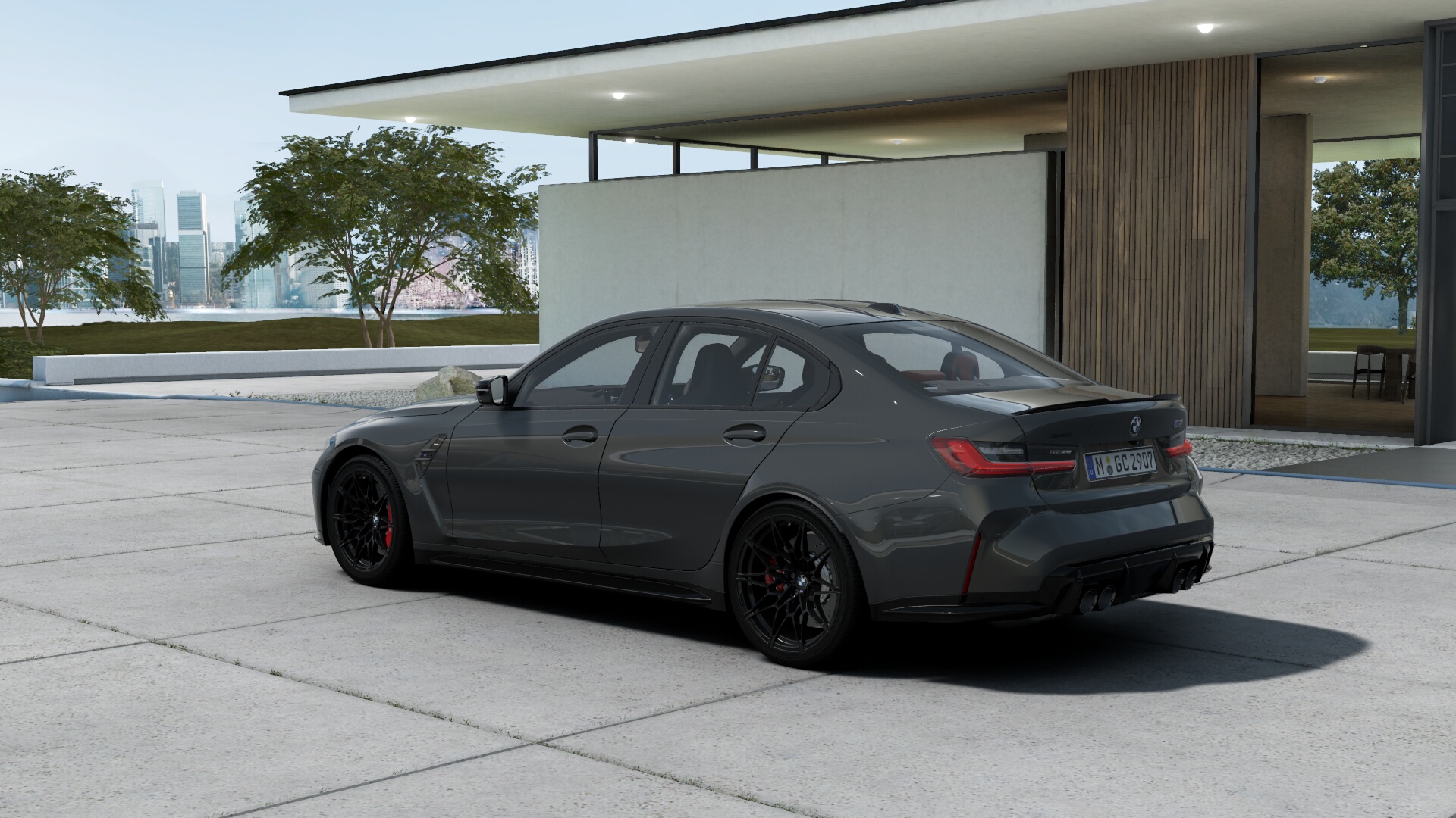 BMW M3 Competition M xDrive セダン　BMW Individual ドラバイト・グレーの画像1