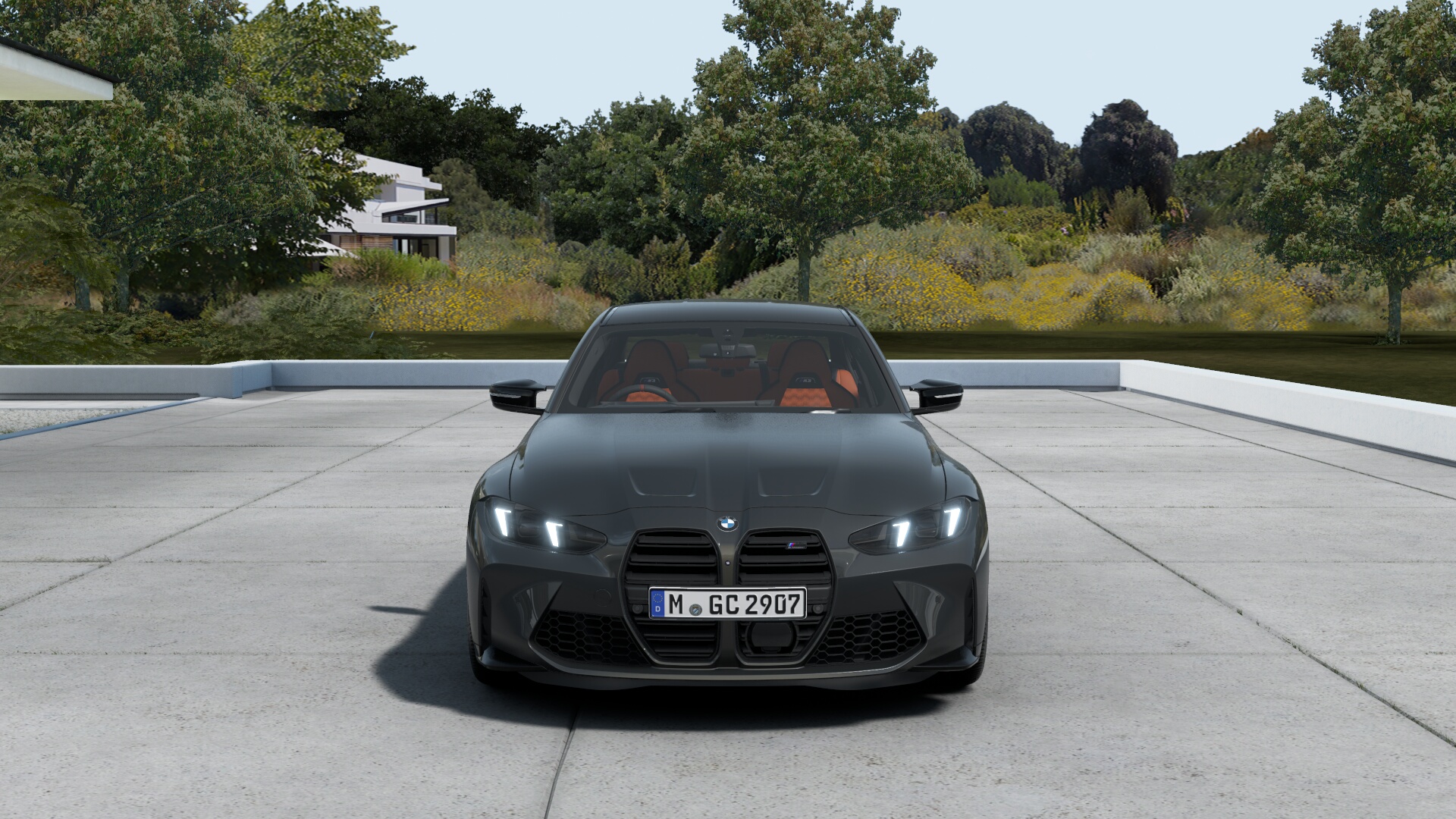 BMW M3 Competition M xDrive セダン　BMW Individual ドラバイト・グレーの画像2