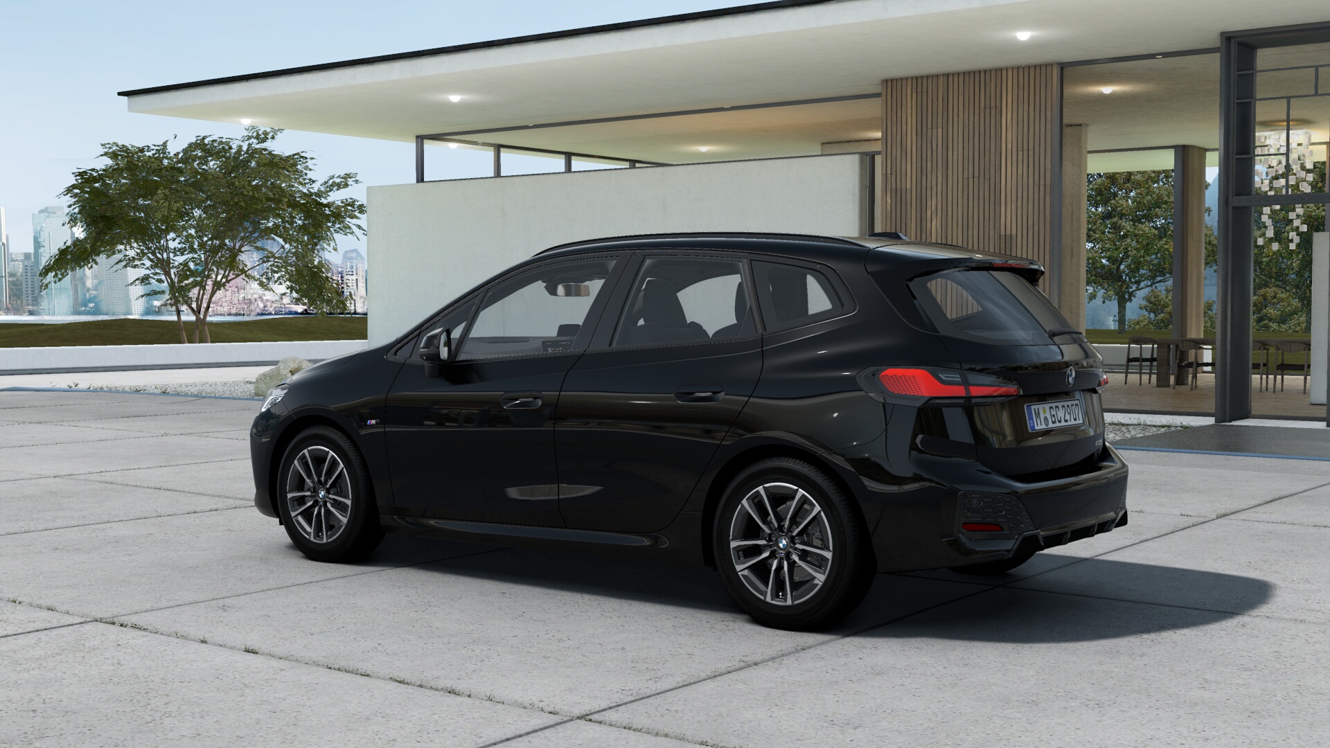 BMW 218i アクティブ ツアラー　ブラック・サファイア　M Sportの画像1