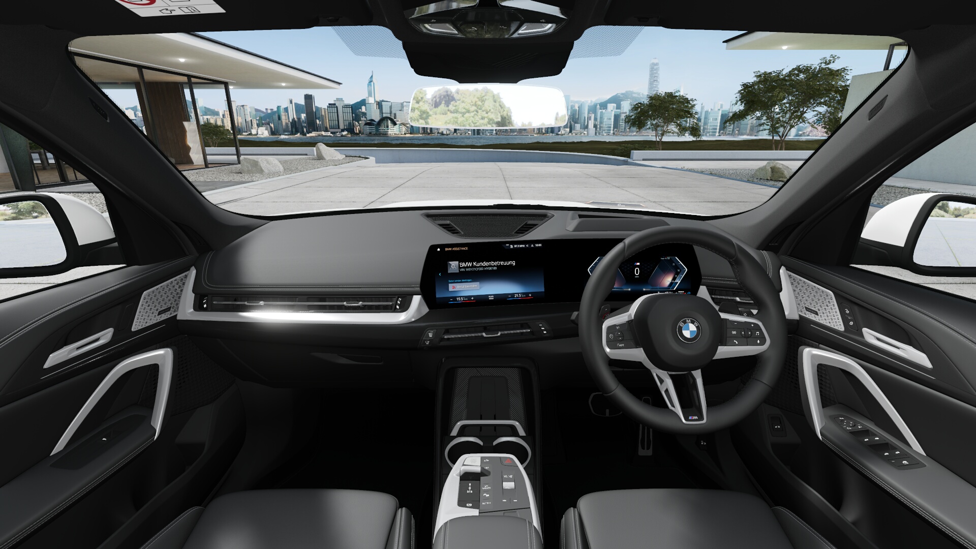 BMW X1 sDrive18i　アルピン・ホワイト　ヴァーネスカ・レザー ブラック　M Sportの画像3