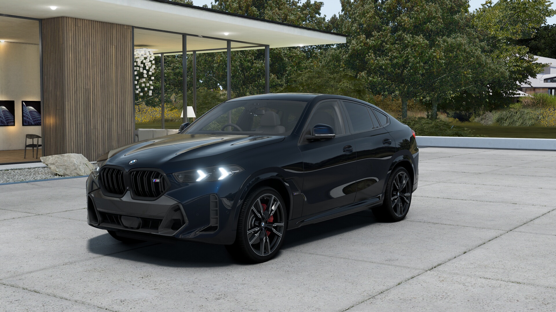 BMW X6 M60i xDrive　M カーボンブラック　BMW Individual エクステンドレザー・メリノ ブラック　パノラマガラス・サンルーフ