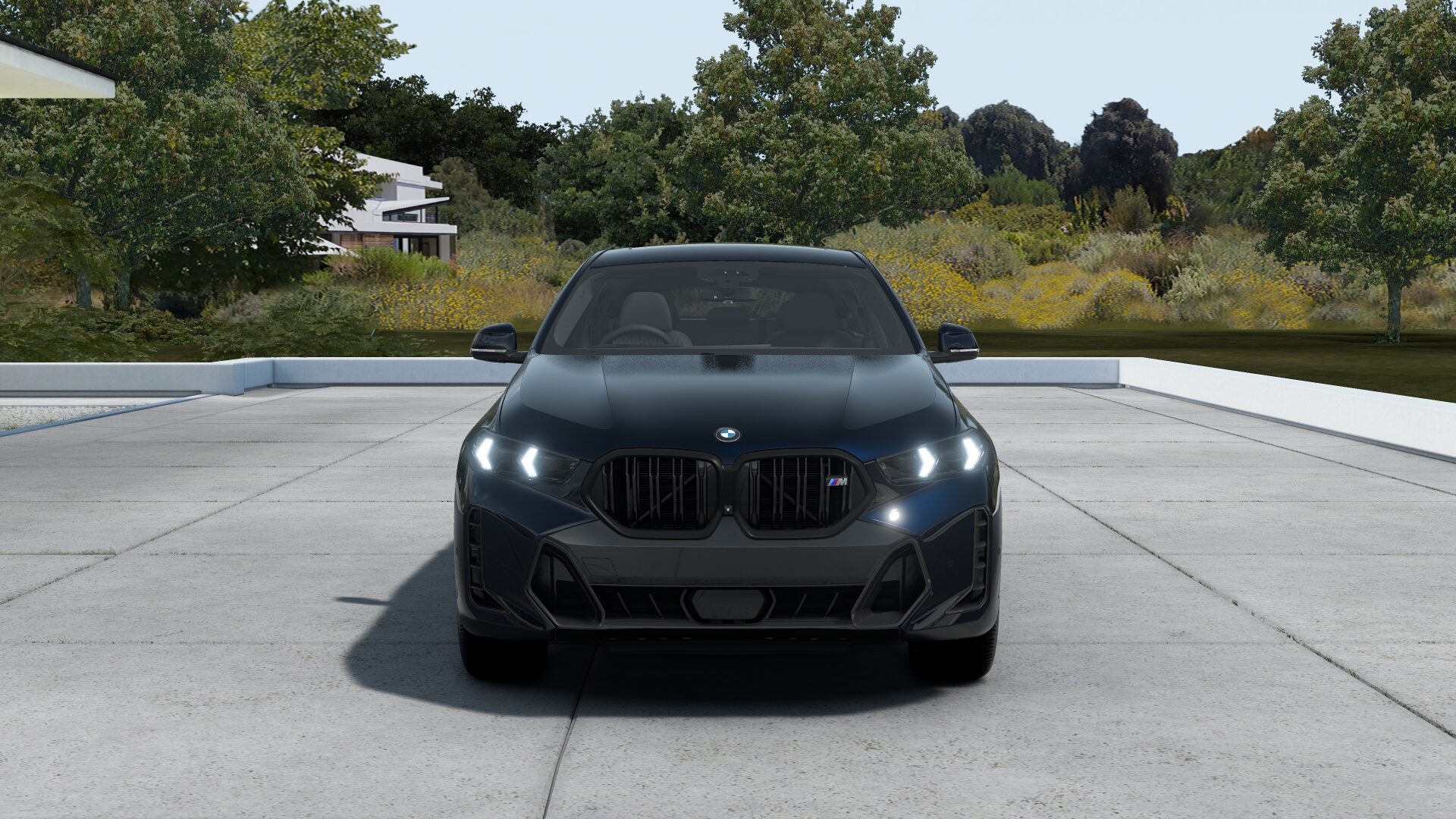 BMW X6 M60i xDrive　M カーボンブラック　BMW Individual エクステンドレザー・メリノ ブラック　パノラマガラス・サンルーフの画像2