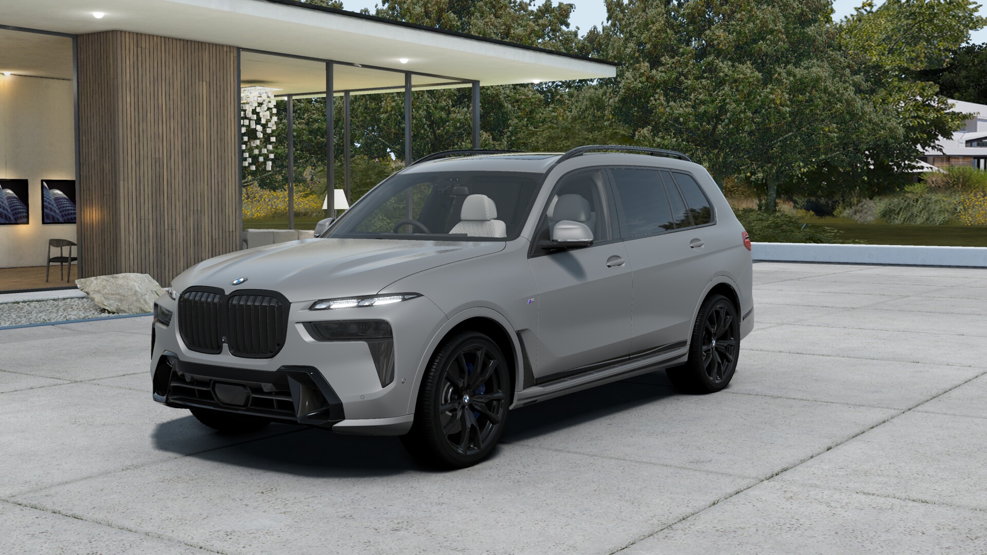 BMW X7 xDrive40d　BMW Individual フローズンピュア・グレー　BMW Individual エクステンドレザーメリノ アイボリー・ホワイト