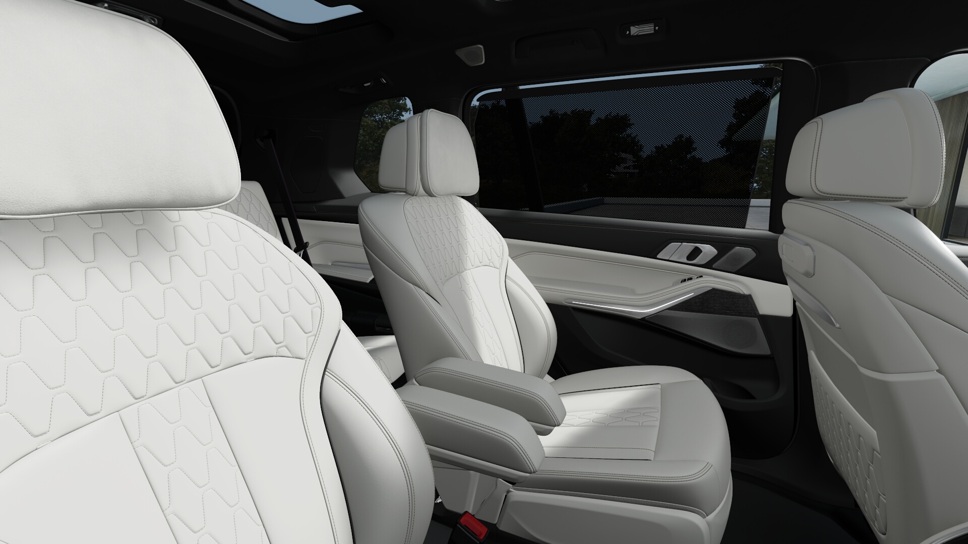 BMW X7 xDrive40d　BMW Individual フローズンピュア・グレー　BMW Individual エクステンドレザーメリノ アイボリー・ホワイトの画像4