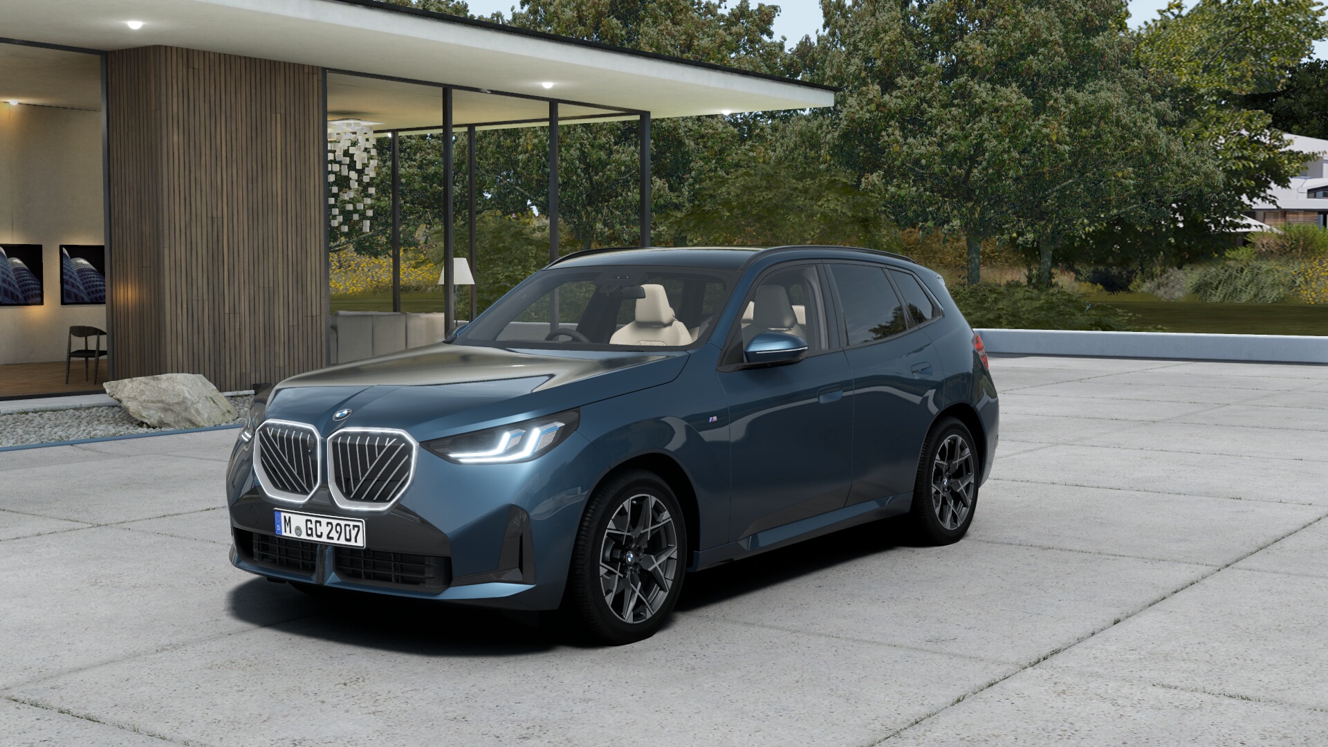 BMW X3 20d xDrive　M Sport　アークティックレースブルー　パノラマガラス・サンルーフ
