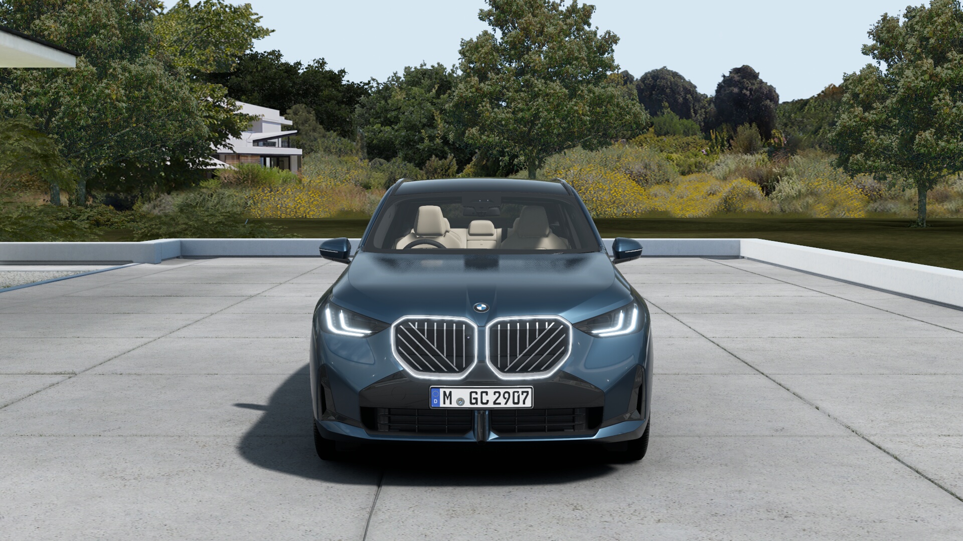 BMW X3 20d xDrive　M Sport　アークティックレースブルー　パノラマガラス・サンルーフの画像1