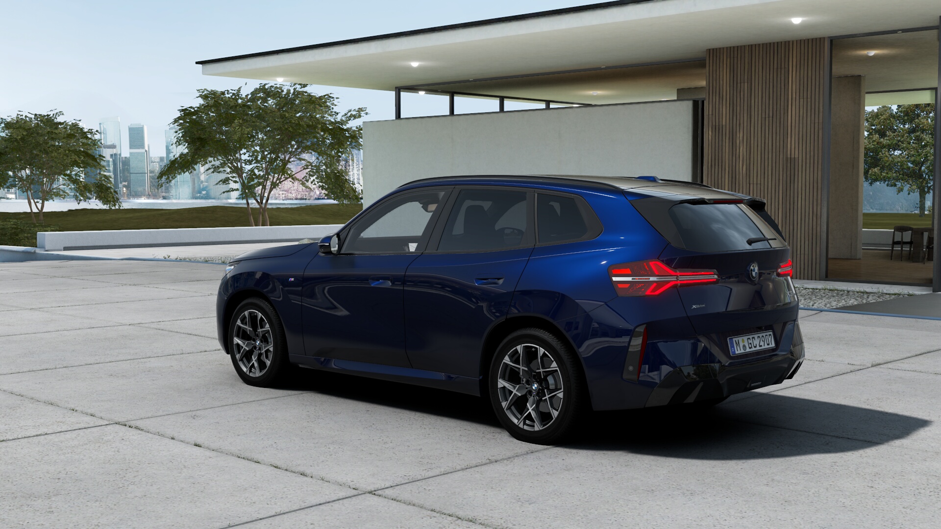 BMW X3 20d xDrive　BMW Individual タンザナイト・ブルー　M スポーツの画像1