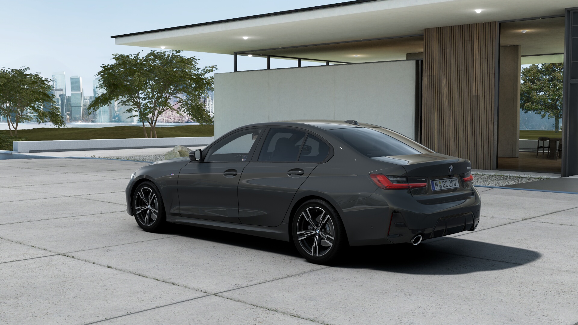 BMW 320i セダン　Individual ドラバイト・グレー　ヴァーネスカ・レザー オイスター（専用ステッチ付）の画像1