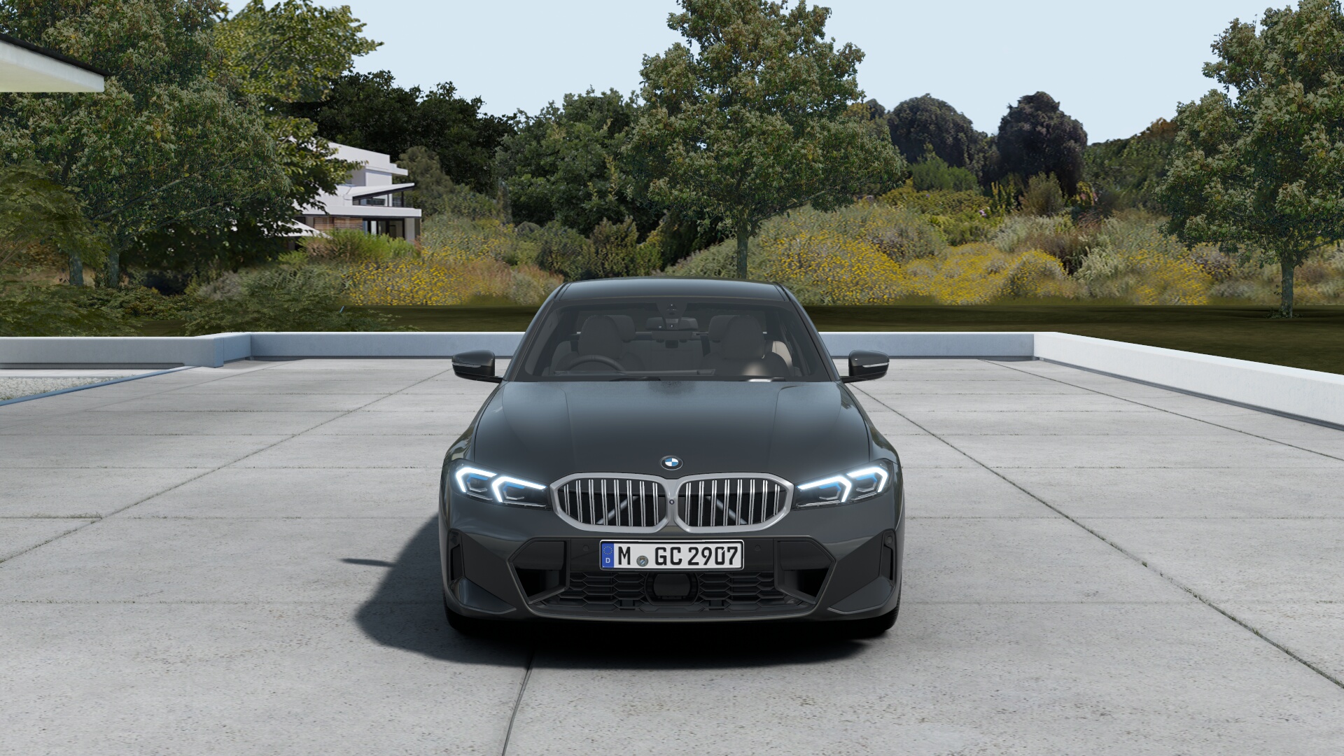 BMW 320i セダン　Individual ドラバイト・グレー　ヴァーネスカ・レザー オイスター（専用ステッチ付）の画像2