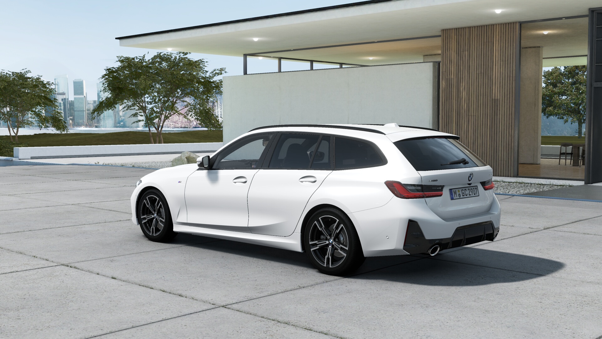 BMW 320d xDrive ツーリング　ミネラル・ホワイト　HiFiスピーカー・システムの画像1