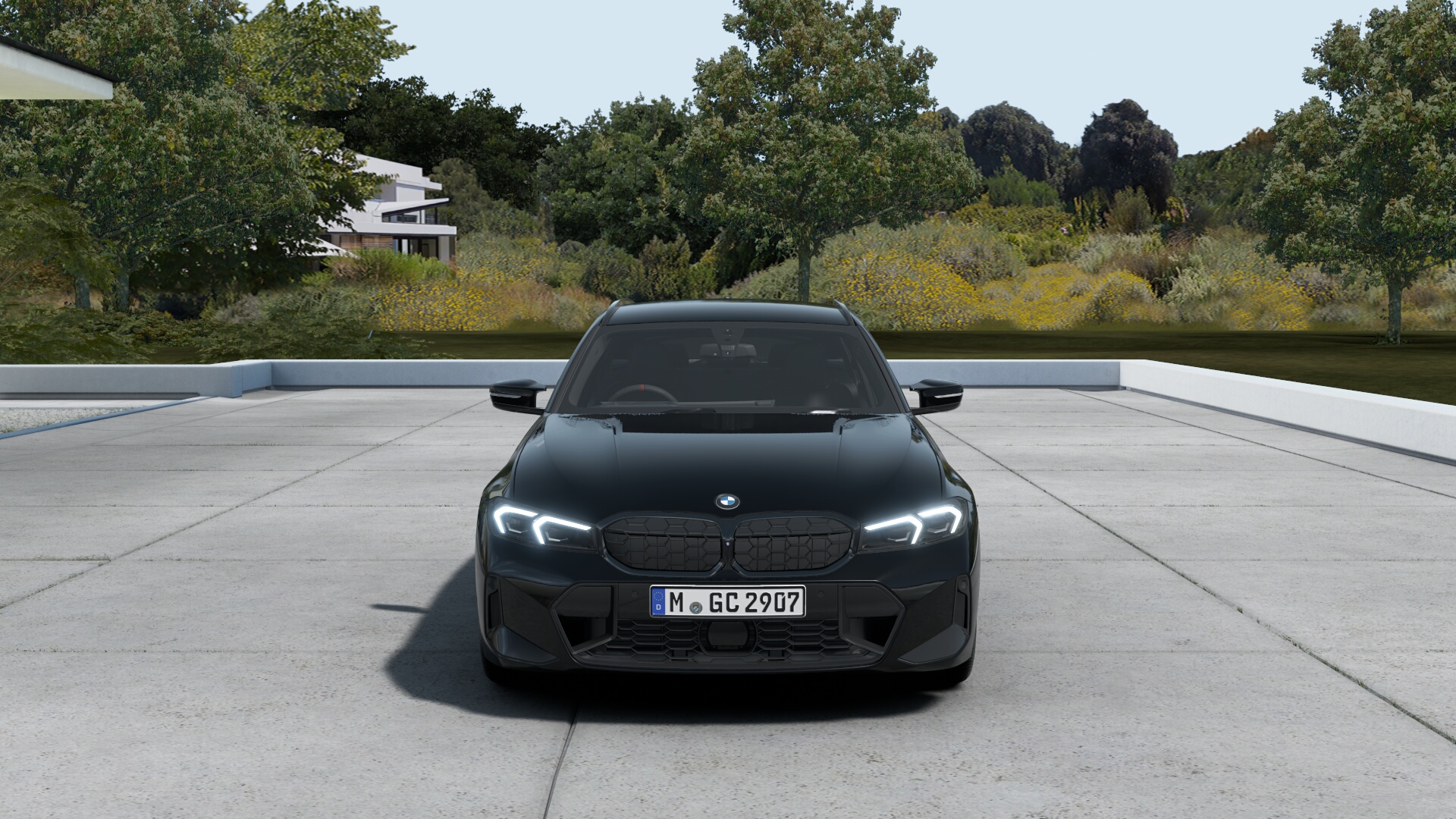 BMW M340i xDrive ツーリング  ブラック・サファイアの画像1