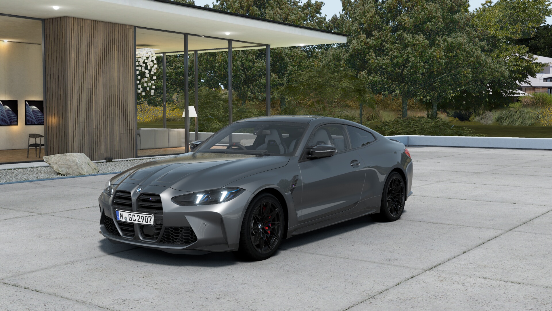 BMW M4 Competition M xDrive クーペ　スカイスクレイパーグレー