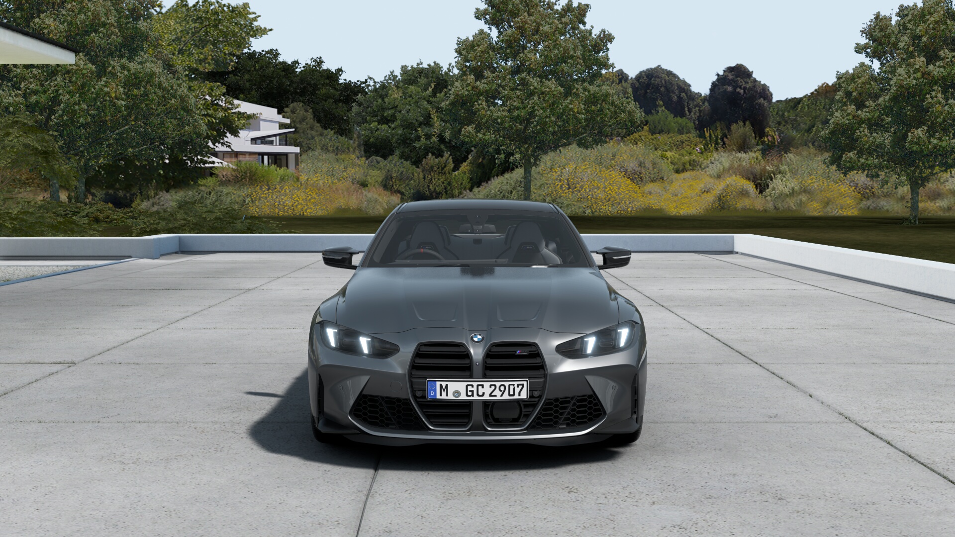 BMW M4 Competition M xDrive クーペ　スカイスクレイパーグレーの画像1
