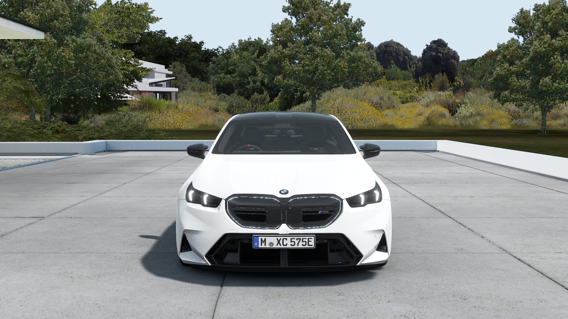 BMW M5 セダン　アルピンホワイト　レザーメリノ ブラックの画像2