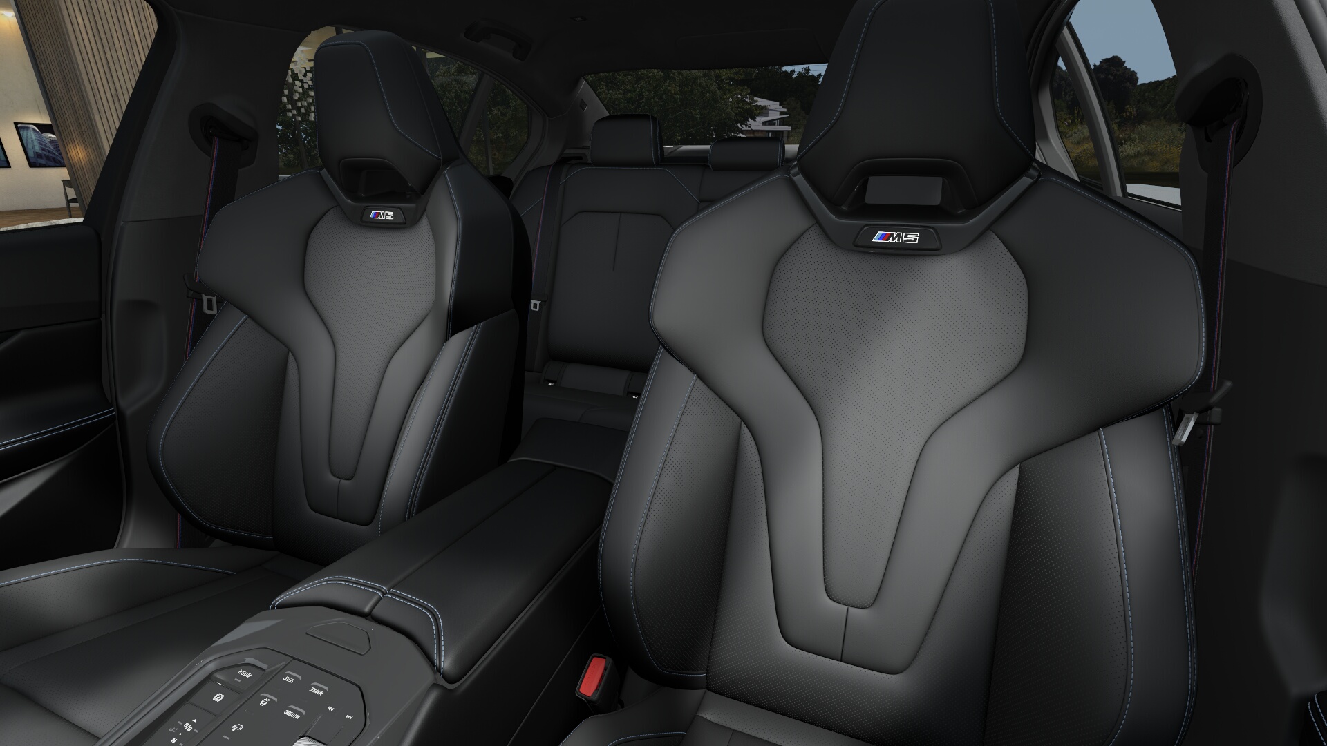 BMW M5 セダン　アルピンホワイト　レザーメリノ ブラックの画像4