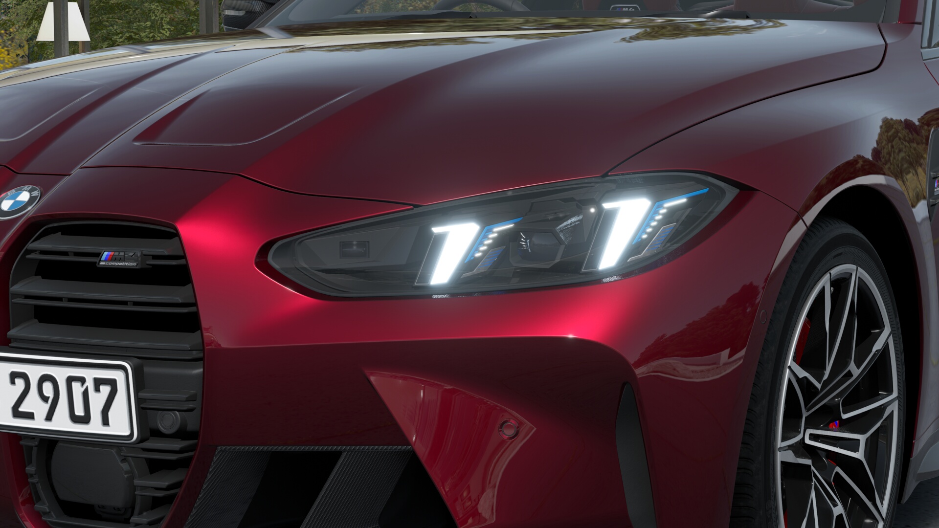 BMW M4 Competition M xDrive クーペ RHDの画像3